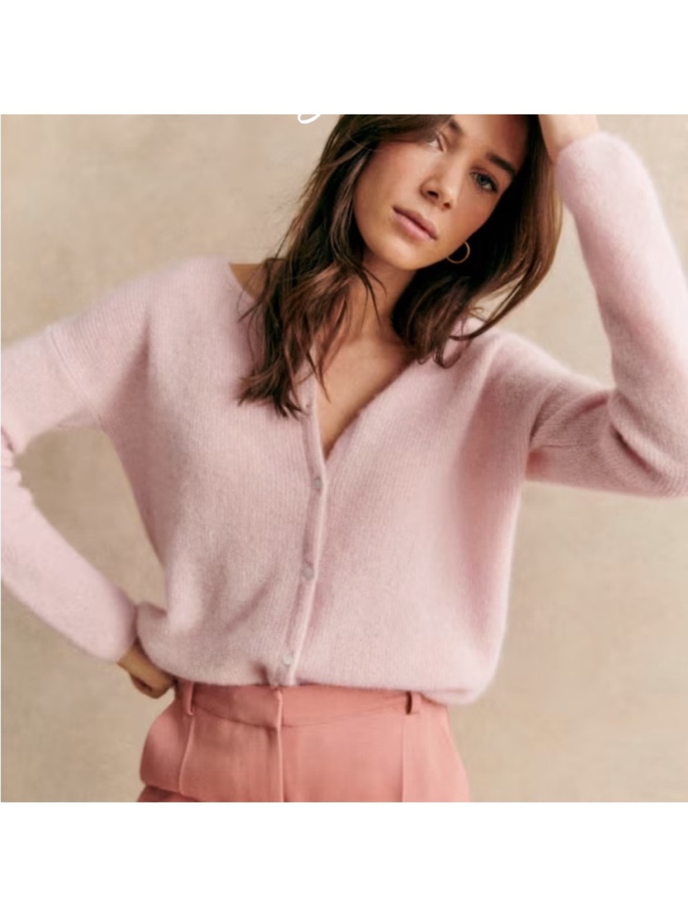 Sezane Gaspard in light pink